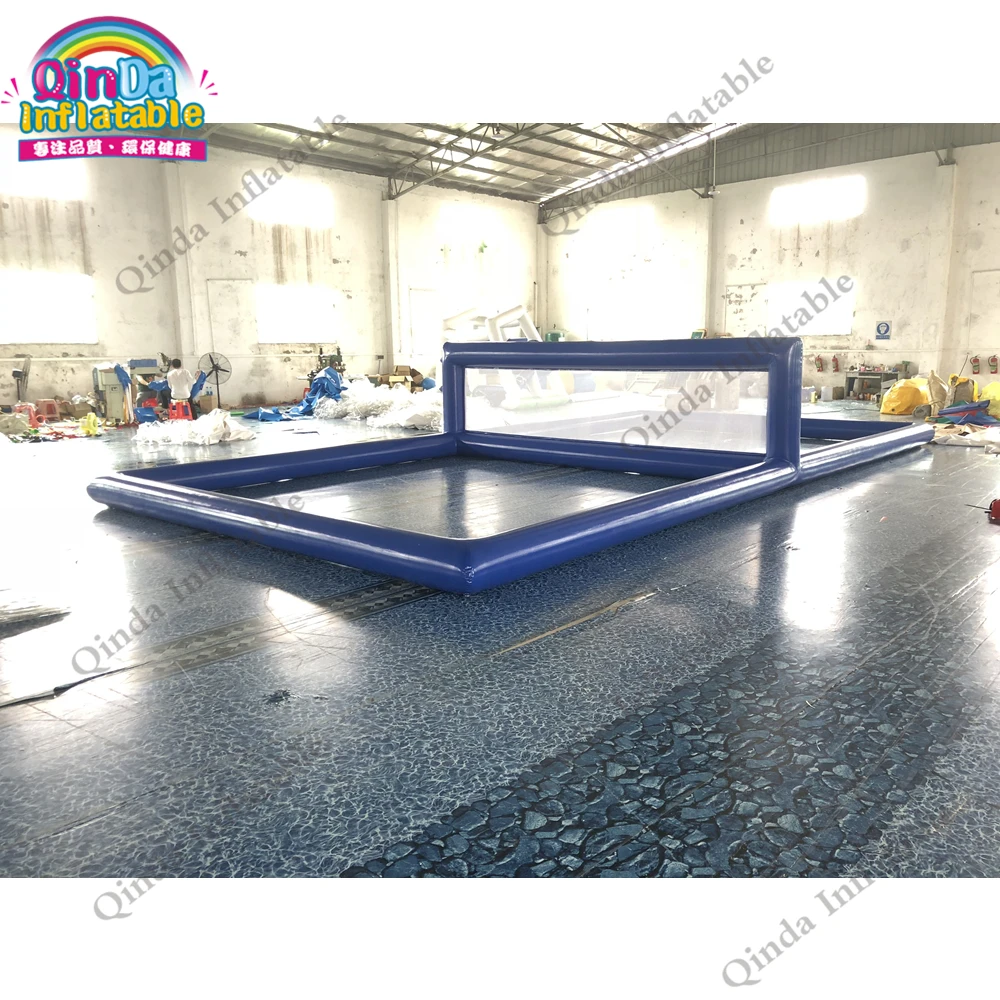 Hot summer games inflatable aqua volleyball field 10m beach court for sea | Игрушки и хобби