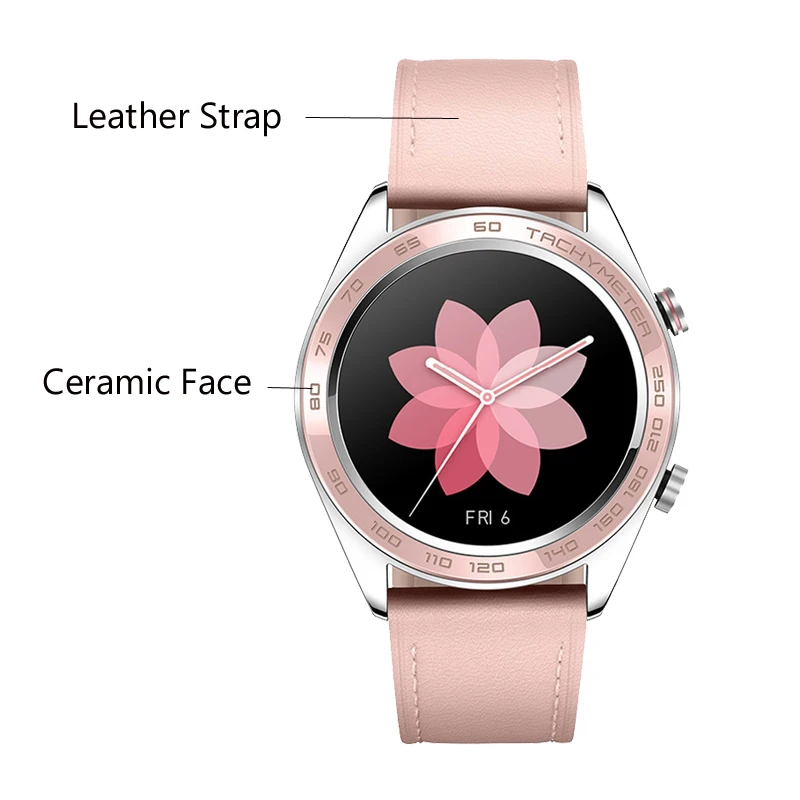 Умные часы Huawei Honor Watch Dream ceramic face NFC GPS 5ATM водонепроницаемый трекер сердечного