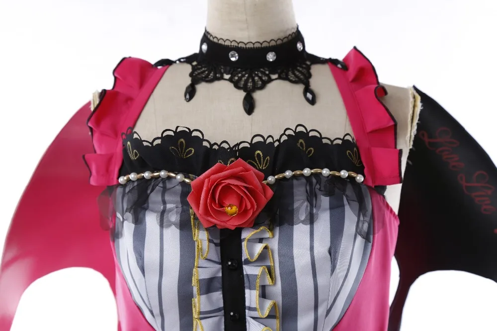 Love Live Honoka Kotori Umi Eli Nozomi Maki Rin Hanayo Nico Devil ver, платье для косплея, костюм на Хэллоуин, костюм демона