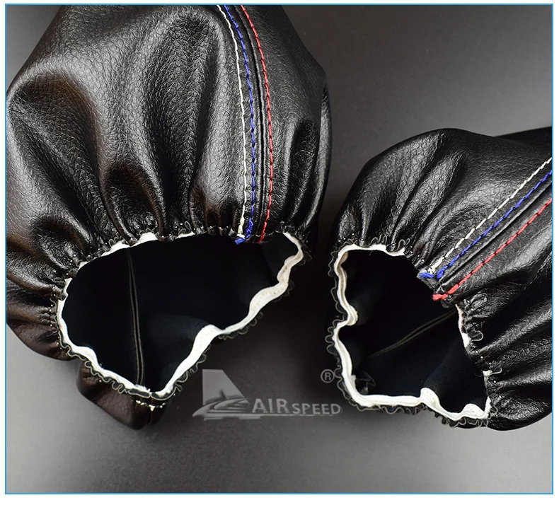 PU Leather Car Gear Shift Lever Collar Boot Covers Handbrake Gaiter for BMW 3 Series E36 E46 M3 E30 E34 Z3 Accessories  (8)
