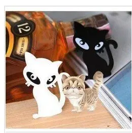 

(mix order) STUNNING New Cute Black And White Cat Brooches X30