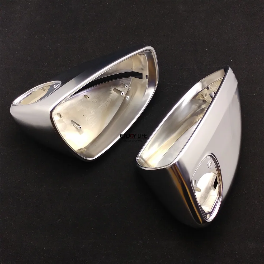 

2pcs Car Exterior Chrome Rearview Mirror Replacement Cover Trim For Audi TT TTS TT RS 8J MK2 2007-2014