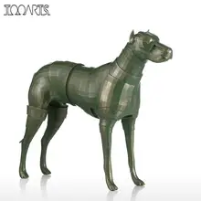Tooarts Tomfeel Armor Dog Fiberglass Sculpture Home Decoration Original Design Dog Artwork For Home Office