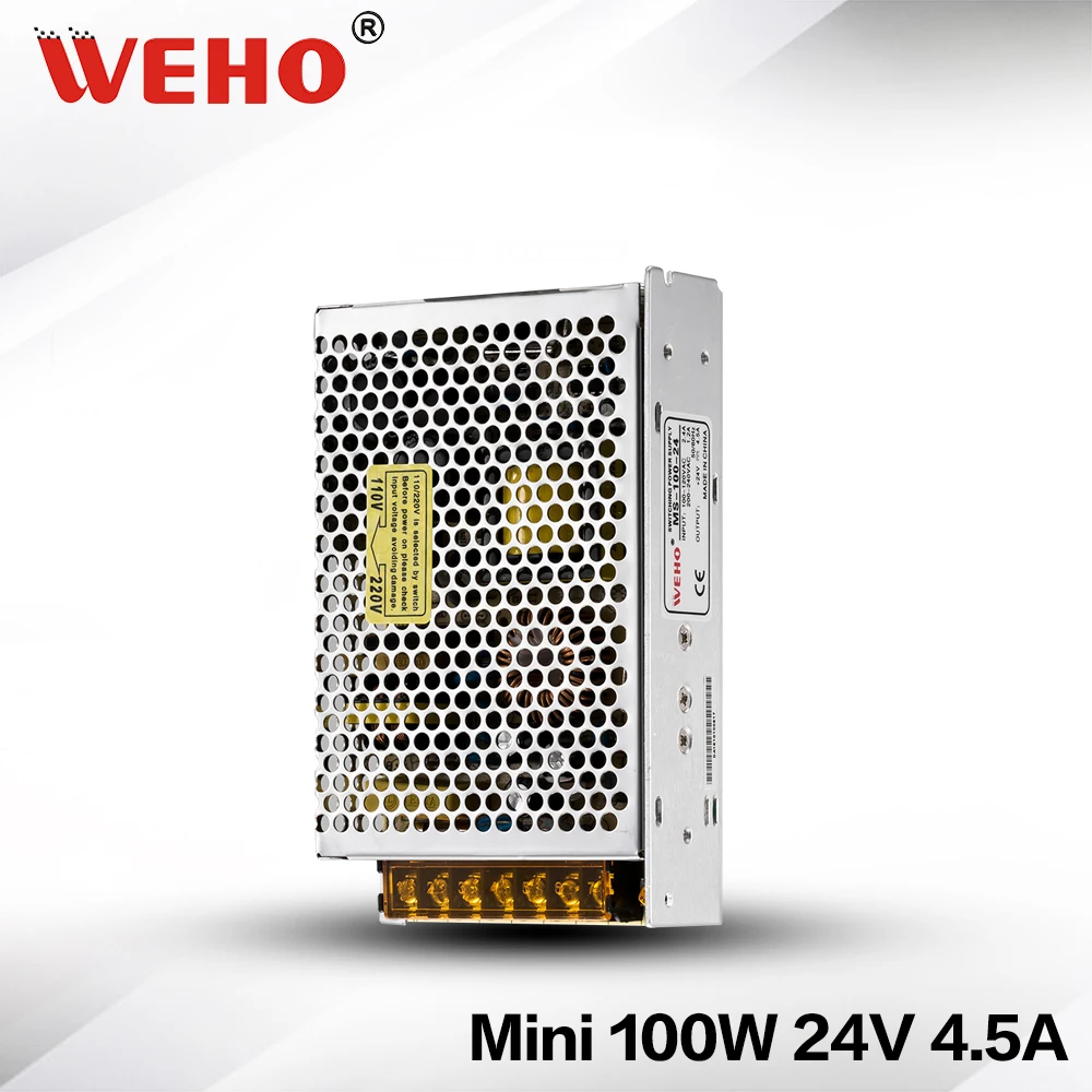 

(MS-100-24) 100w 24v single output led driver dc power supply 4.5a