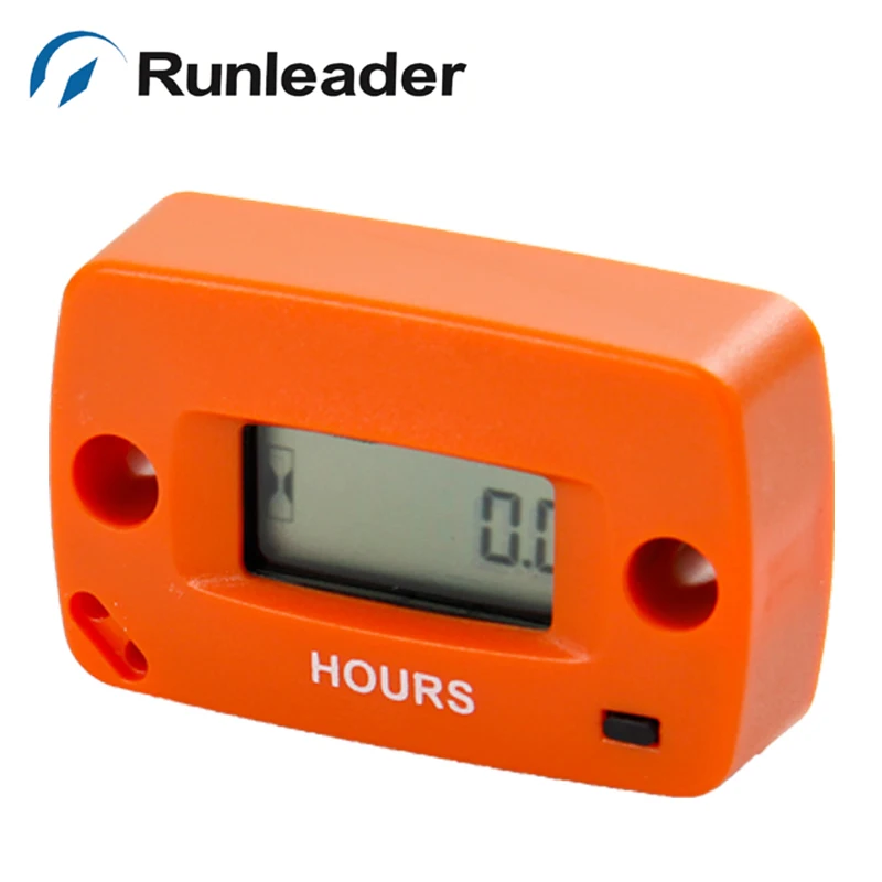 (10pcs/lot) Resettable Inductive digital LCD Hour Meter Motocross hour