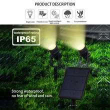 Светодиодный прожектор на солнечной батарее Rasen Landschaft Scheinwerferlicht