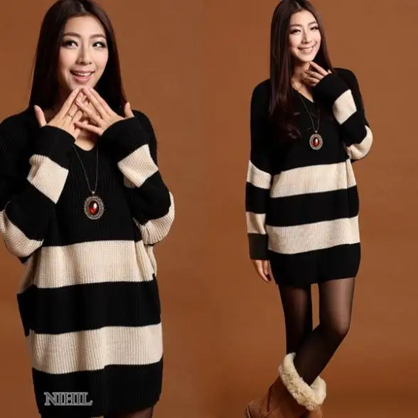 

Long Knitted Women Sweaters And Pullovers 2016 New Autumn Winter Plus Size Design Batwing Crochet Pullovers Blusas De Inverno