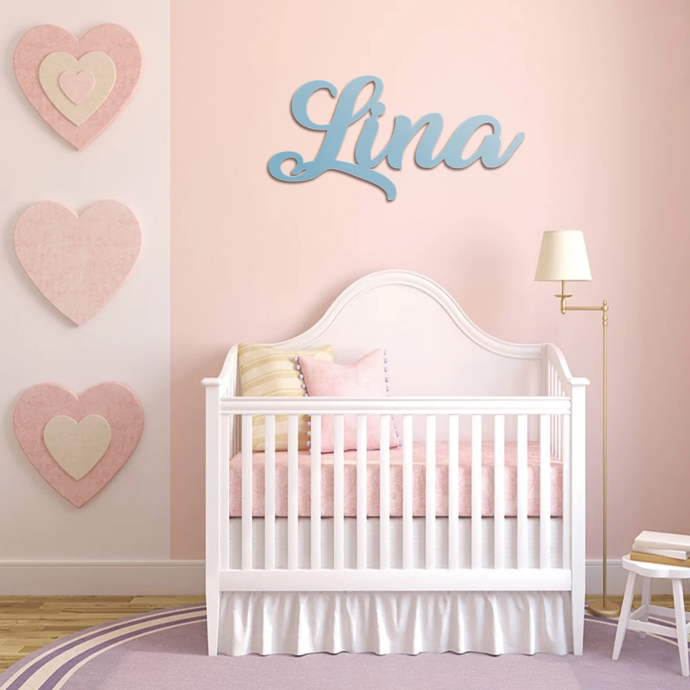 Персонализированный Настенный декор для детской комнаты подарок новорожденных