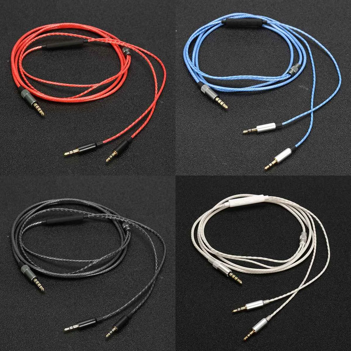 Сменный гибкий аудиокабель CLAITE 1,2 м с микрофоном для Sol Region Master Tracks HD V8 V10 V12 X3, аудиокабель для наушников