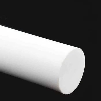 

High(low) temperature resistance PTFE rod 20mm*25cm/Acid-alkali resistance rod/ high quality PTFE solid plastic rods