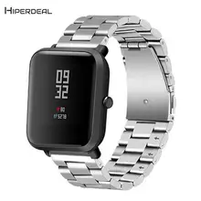 HIPERDEAL 3 цвета повседневный браслет из нержавеющей стали ремешок для Xiaomi Smart Bip Youth бизнес Ремешок Браслет QIY04