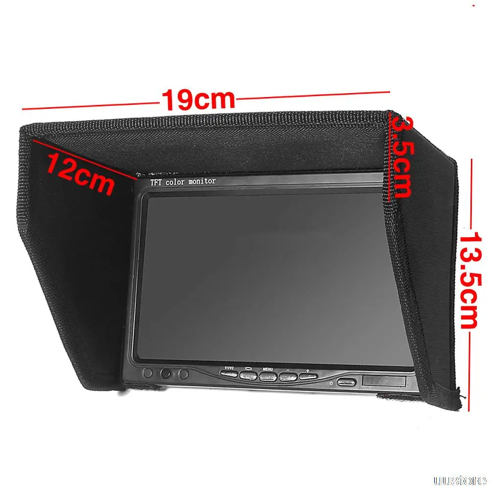 Sun Hood SunShade For 7 Inch FPV LCD Monitor 2 Vision H3 2D Zenmuse Video Screen FPV Ground Station DJI Phantom Video