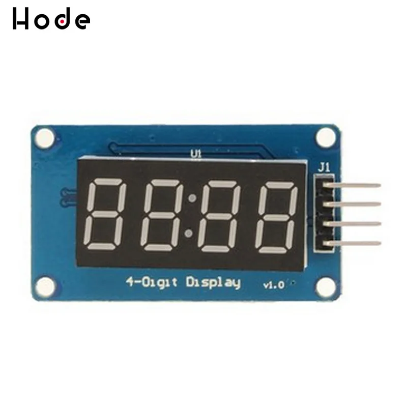 4 битный светодиодный модуль TM1637 с цифровым дисплеем для arduino 7 сегментов 0 36 дюйма