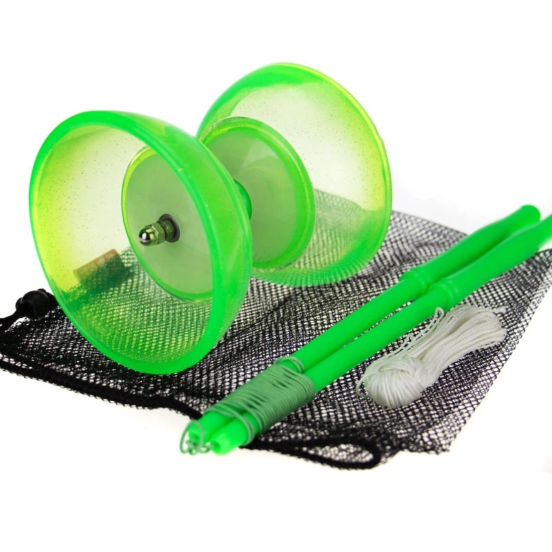 

Newest Exquisite Double Head One Bearing Resin Diabolo Yoyo Professional Set Toys With String For Children Magic YOYO Kongzhu