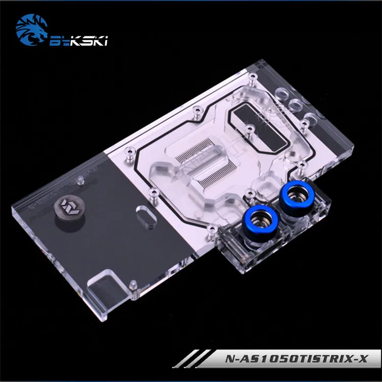 Bykski N AS1050TISTRIX X полное покрытие видеокарты водяного охлаждения блок RGB/RBW для ASUS STRIX