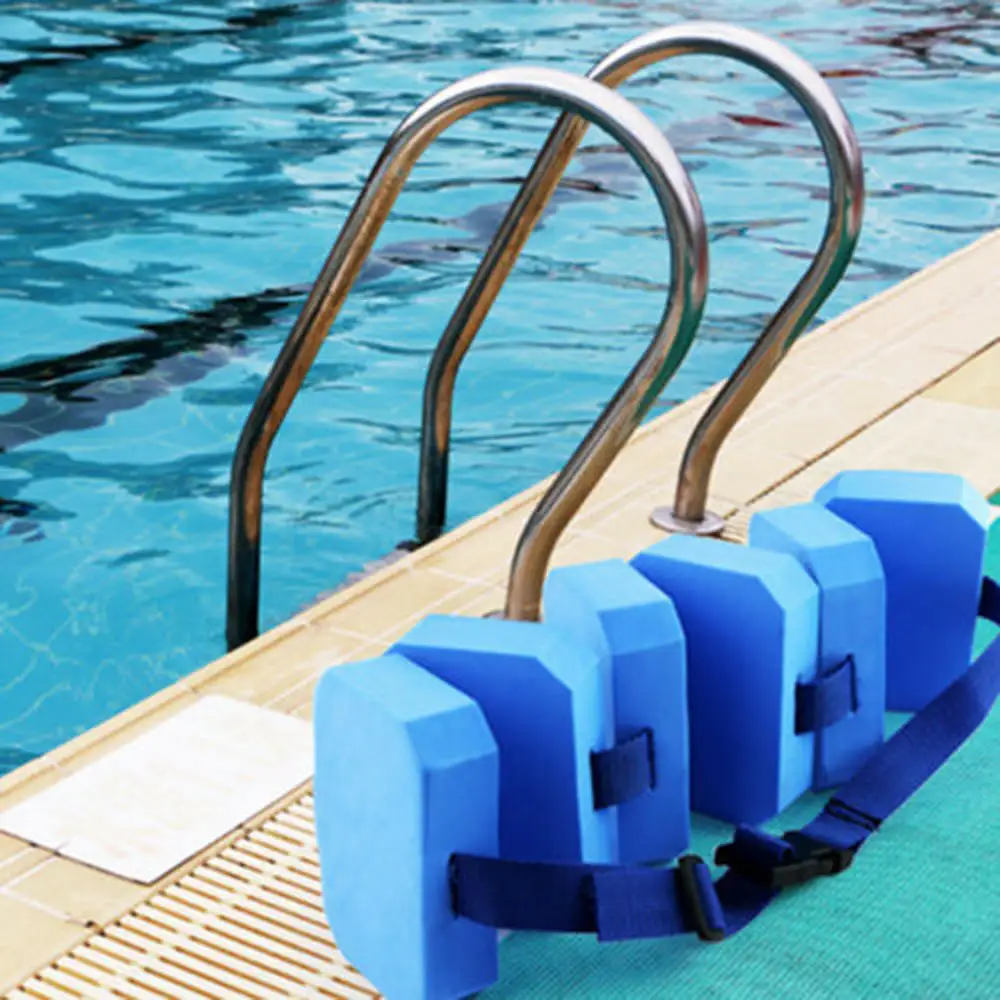 EVA Регулируемая Задняя плавающая пена пояс для плавания талии тренировочное оборудование для взрослых детей доска-поплавок синий