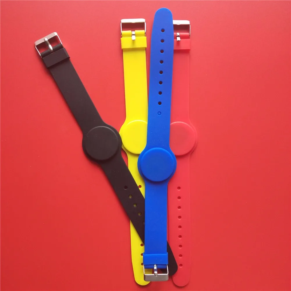 13.56MHz IC M1 S50 Nfc Tag Adjustable RFID Bracelet Wristband Waterproof