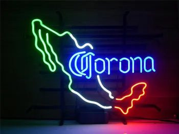 

NEON SIGN NEW CORONA EXTRA MEXICO CERVEZA Signboard REAL GLASS BEER BAR PUB display christmas Light Signs 17*14"