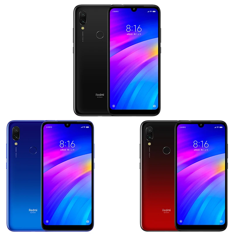 В наличии глобальная версия Xiaomi Redmi 7 3 ГБ 64 4000 мА/ч мобильный телефон Snapdragon 632