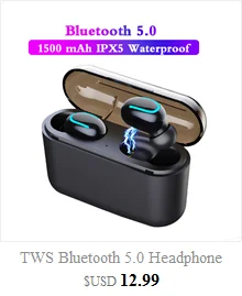 Bluetooth 5,0 TWS наушники настоящие беспроводные Близнецы наушники спортивные bluetooth наушники гарнитура с зарядным устройством