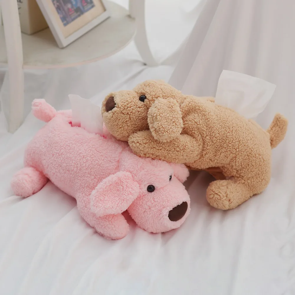 Miaoowa 1pc 40cm Cartoon Plush Teddy Dog Toy Cute Car Tissue Box Stuffed Animal Dog Paper Sleeve Roll Home Office Decor Gift Miaoowa 1pc 40cm Cartoon Plush Teddy Dog Toy Cute Car Tissue Box Stuffed Animal Dog Paper Sleeve Roll Home Office Decor Gift