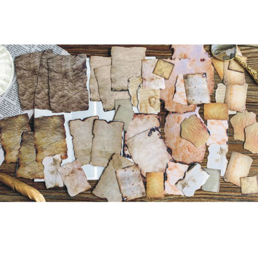 

DIY 1 Bag Decorative Stickers Vintage Memories Writable Paper Sticker Package DIY Diary Decoration Sticker Album Scrapbooking