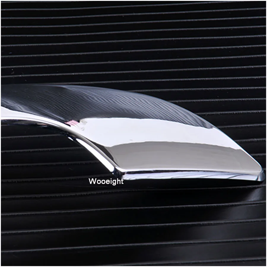 Wooeight 2Pcs Car ABS Side Mirror Chrome Cover Trim Molding Strip Rear View Bezel Frame Garnish Protector For Hyundai Tucson 2016 2017 (8)
