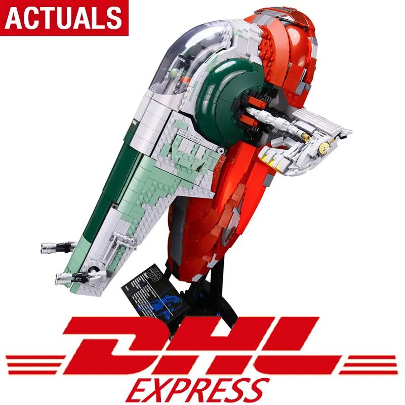 

DHL Assembly Kid Toys Compatible with Legoing 75060 UCS Slave 1 Set Building Blocks Bricks New Christmas Birthday Gift Model
