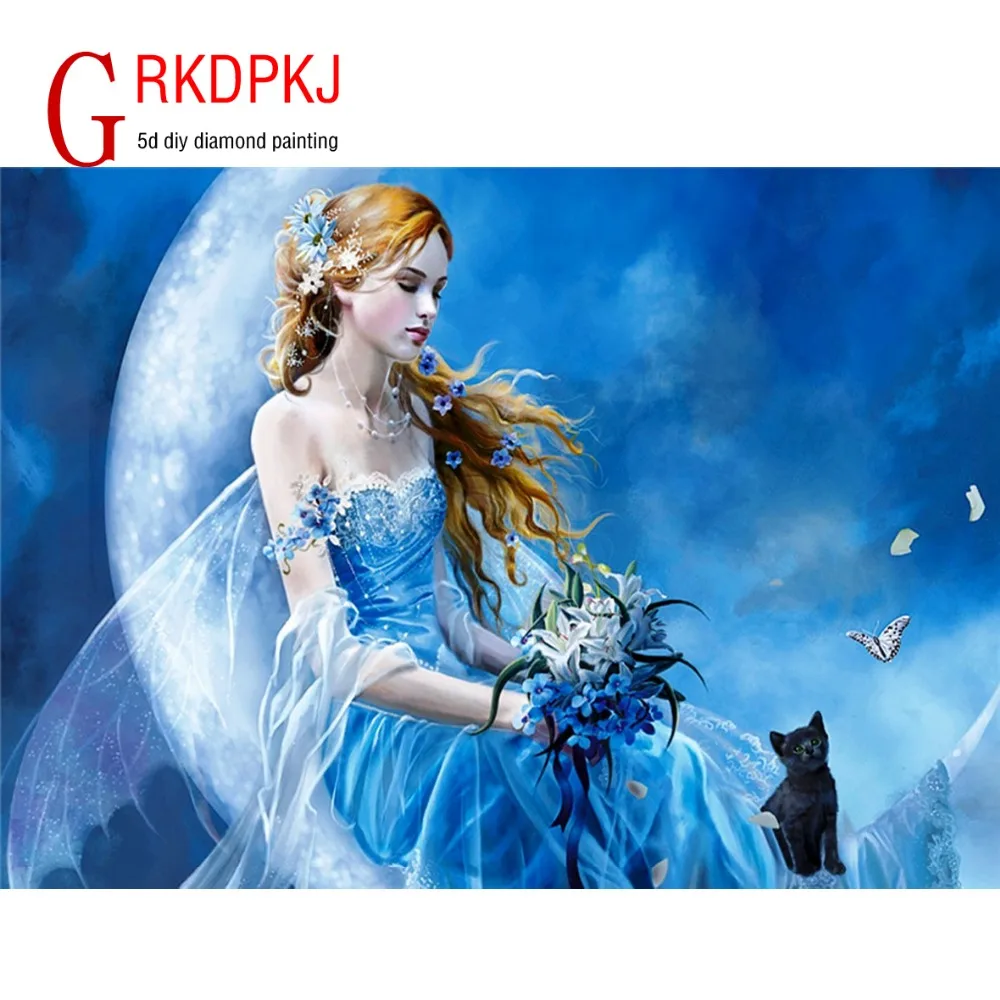 GRKDPKJ 5d алмазная картина полная дрель квадратная Алмазная вышивка крестиком