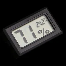 Thermomètre et hygromètre numérique LCD, pour animaux domestiques, fourmis, ferme, reptile, tortue, capteur de température et d'humidité, accessoires pour insectes