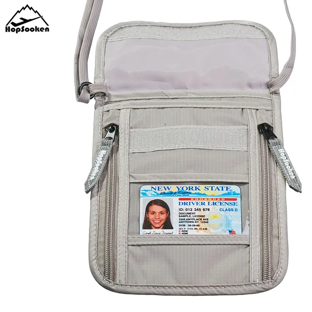 Buy Hopsooken Neck Pouch Bag Travel Passport Holder