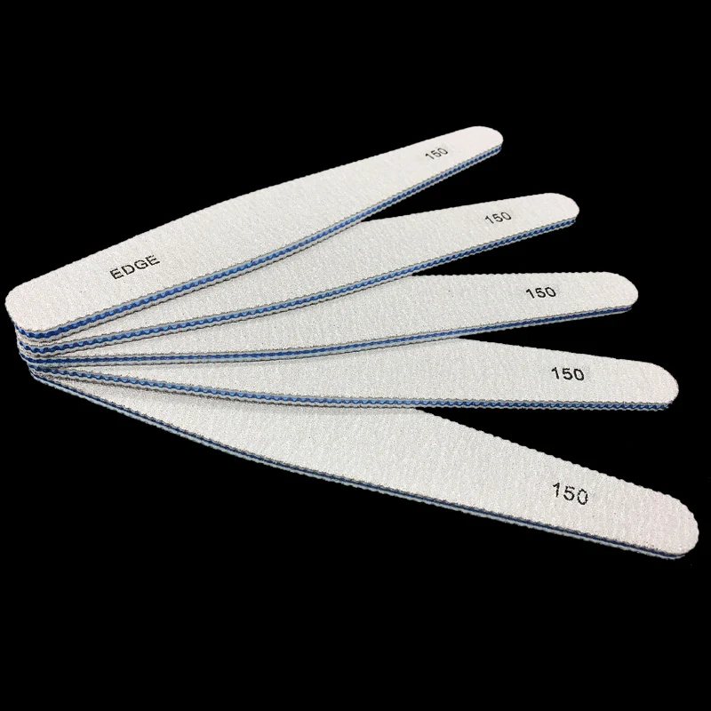 2 шт. пилка для ногтей lime a ongle Professional 150/150 шлифовальный буферный блок серая