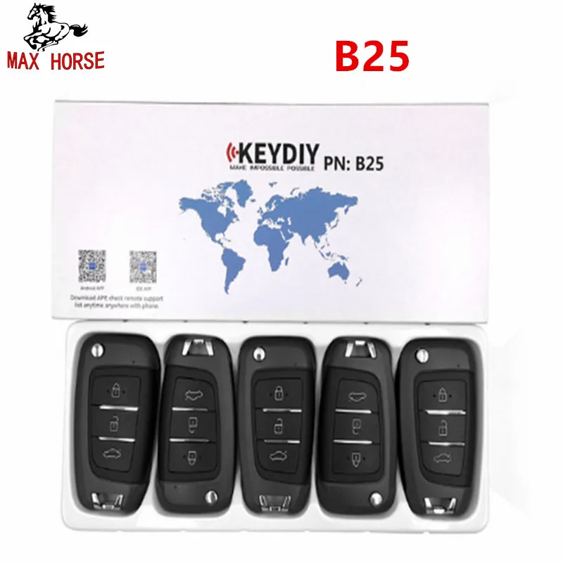 

KEYDIY for Hyundai Style KD-X2 KD900/URG200 Key Programmer B Series KD MINI Generater Remote Control B25
