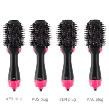 

Multifunctional Hair Dryer&Volumizer Rotating Hair Brush Roller Rotate Styler Comb Straightening Curling Hot Air Comb