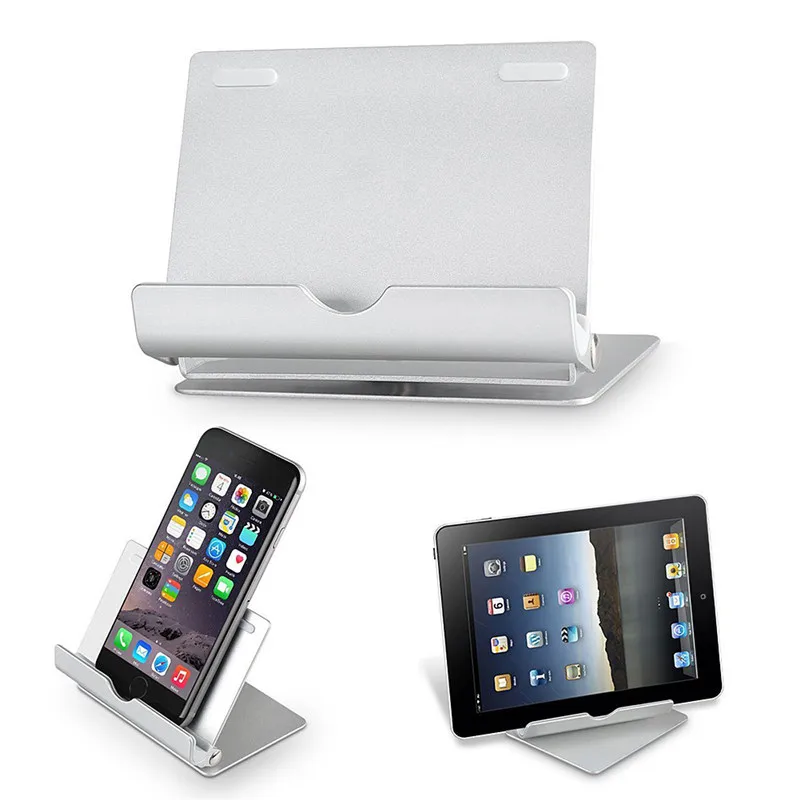 

Universal 360 Degree Rotation Aluminum Alloy Metal Tablet PC Stand Mobile Phone Charging Holder Support For iPhone iPad or Other