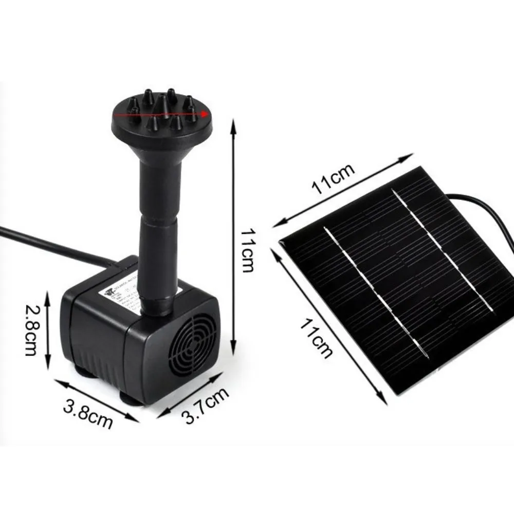 1,5 Вт Солнечный садовый фонтанный насос солнечные садовые фонтаны водопады мощность солнечный фонтан птицы мощность ed водяной насос птичий фонтан