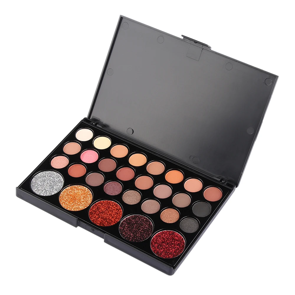 

29 Color Professional Eyeshadow Palette Silky Powder Nature Matte Pigment Makeup Pallete Smoky Warm Diamond Glitter Eye Shadow