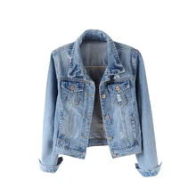 Осенняя Женская ветровка в винтажном стиле, большие размеры, 5XL, женская Свободная куртка, пальто, джинсовая куртка с длинным рукавом для женщин, Повседневная