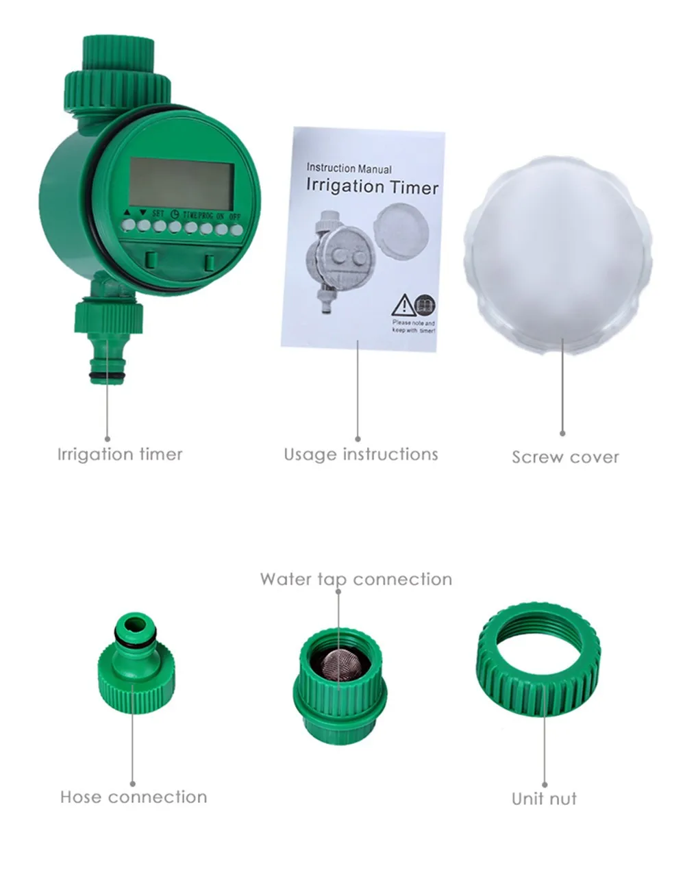 Quality Electronic Water Timer Garden Solenoid Valve Irrigation Timer Sprinkler Controller For Electronic Sprinkler System08