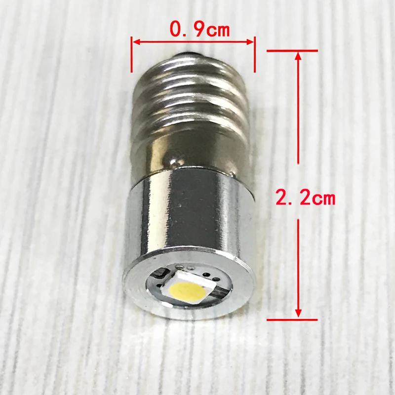 Сверхъяркий светодиодный фонарик E10 1 Вт 3 в 7 (3 4 2 в) 5 6 9 В 12 15 в|torch bulb|12v flashlight bulb12v led