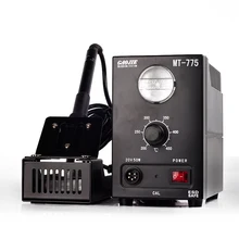 55 Вт 220 В паяльная станция с цифровой железной подставкой паяльная Сварка ремонтный набор инструментов MT-775