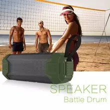 Itek Portable Outdoor Travel IPX5 Waterproof Bluetooth Speaker Power Bank Audio Subwoofer Speakers Support AUX TF Card USB input
