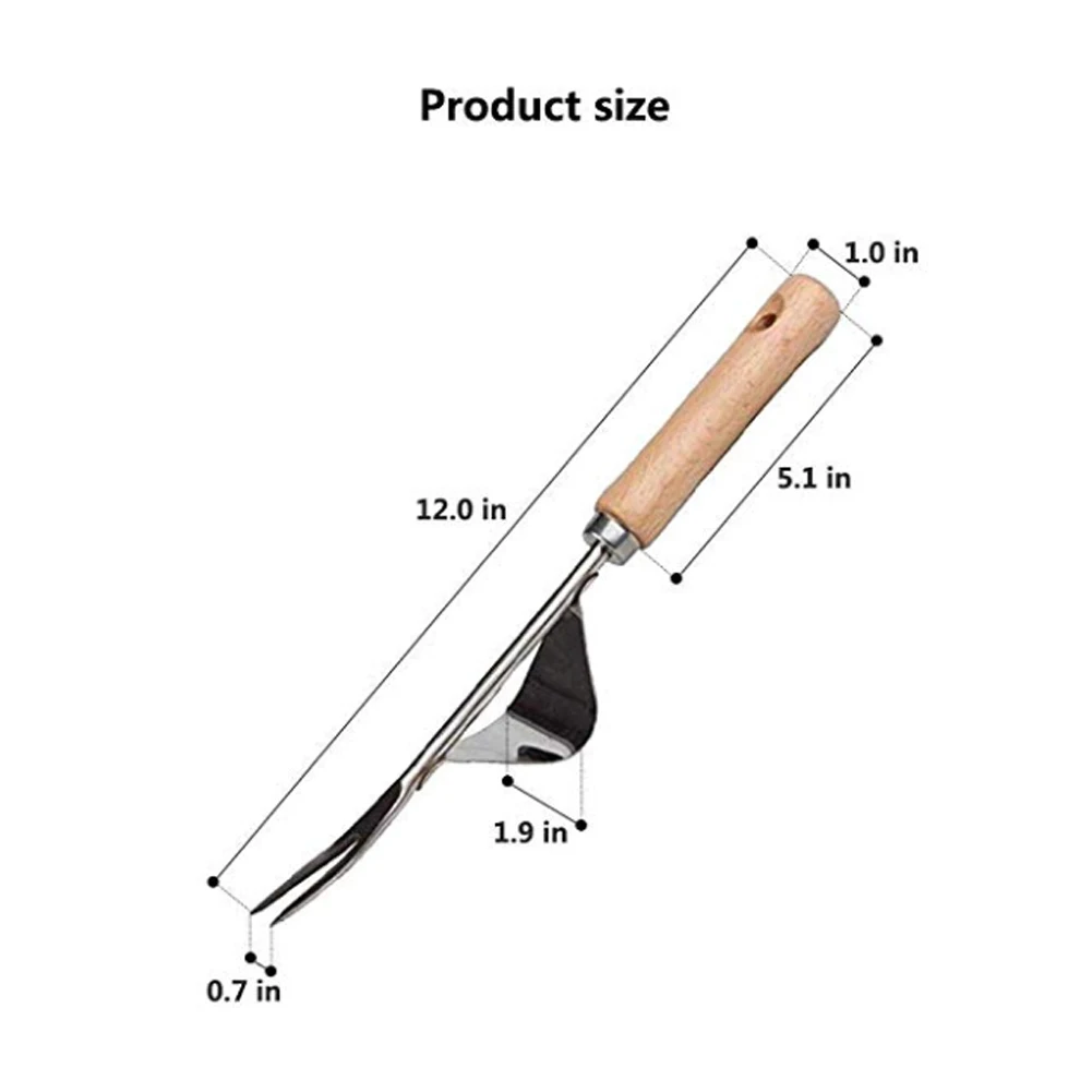 Удаление сорняков сад из нержавеющей стали фермы копать газон трансплантация ручной резак Съемник ручной инструмент Одуванчик Многофункциональный