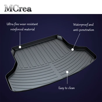 

MCrea Car Cargo Liner Rear Trunk Mat For Nissan Qashqai J10 J11 Teana J32 L33 X-trail T31 T32 Sylphy B17 Tiida Trunk Floor Mat