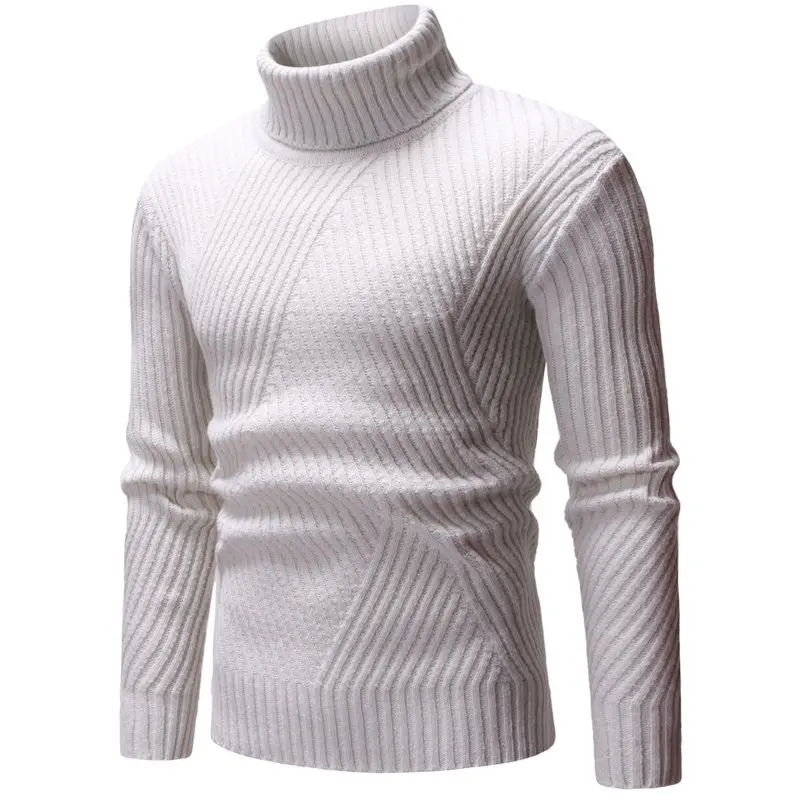 

Sweater Men Pullover Knitwear New Arrival Autumn Winter Fashion Turtleneck Sweater Men Clothes