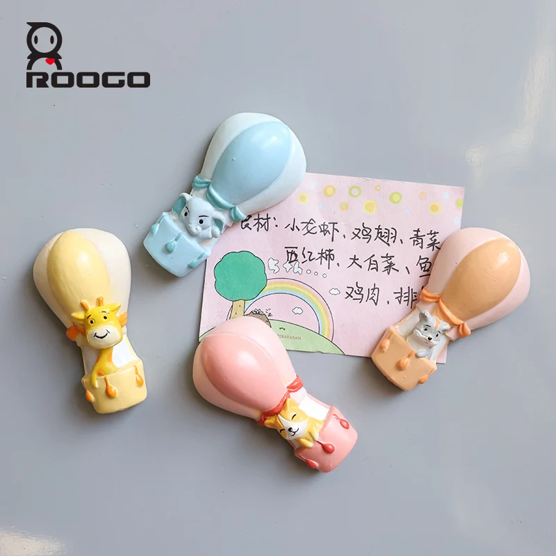 Roogo 3D магнит на холодильник из смолы воздушный шар магниты для холодильников