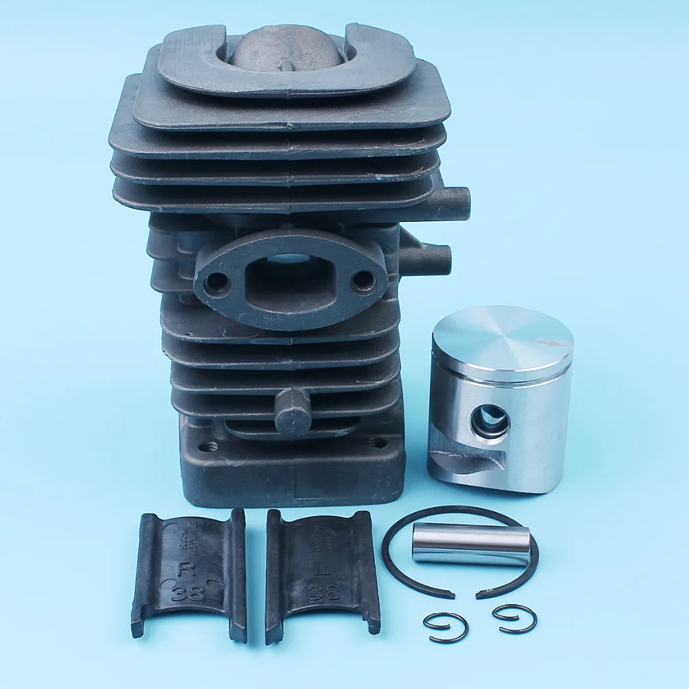 39mm Cylinder Piston Big Bore Kit For Jonsered CS2238 CS2238S Husqvarna 235 240 E Chainsaw Nikasil Plated 545050417,574291001