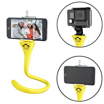 

Monkey Stick Pod - Flexible Camera Tripod Mount & Selfie Stick for iPhone, Samsung, SJ4000, Sony Actioncam, GoPro , Xiao Yi Mi