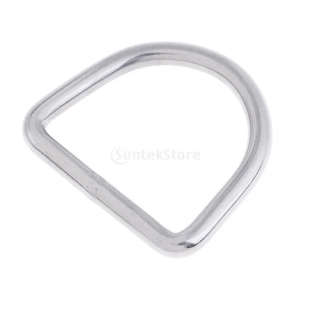 Durable 316 Stainless Steel Welded D Ring Marine Boat Yacht Fishing Rigging Gear Kit - Corrosion Resistant. Strong. Lightweight