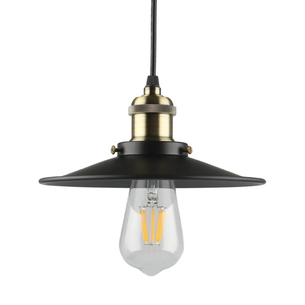 Industrial metal lamp shade Pendant Light Vintage E27 LED Lighting